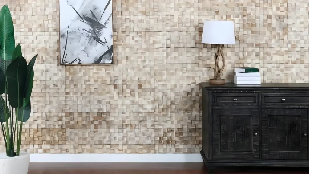 Natural wood wall panel-11