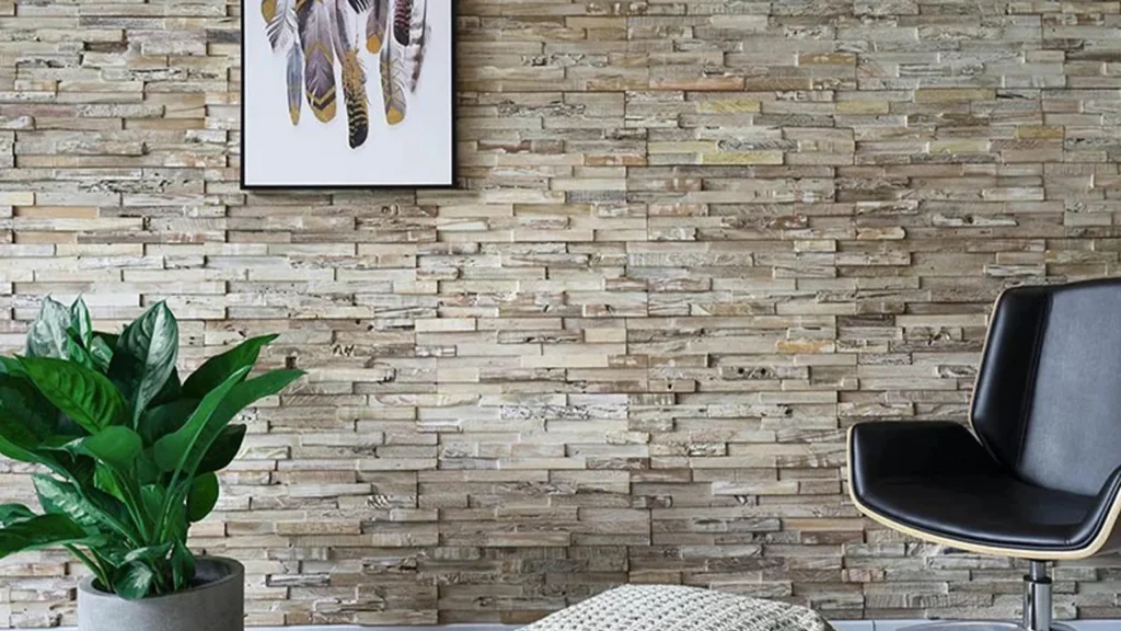 Natural wood wall panel-17